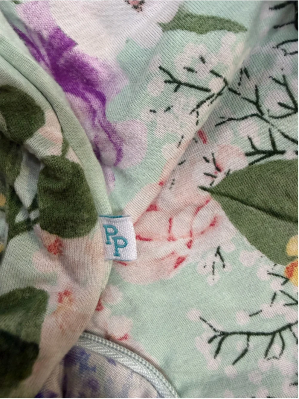Posh Peanut Baby Floral Sleep Sack 6-18 Months Green Multicolor 0.5 tog